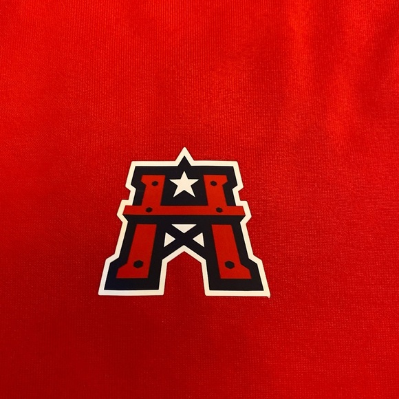 Houston Roughnecks XFL Women’s Under Armour Polo Shirt Color Red Size Large - Picture 2 of 6